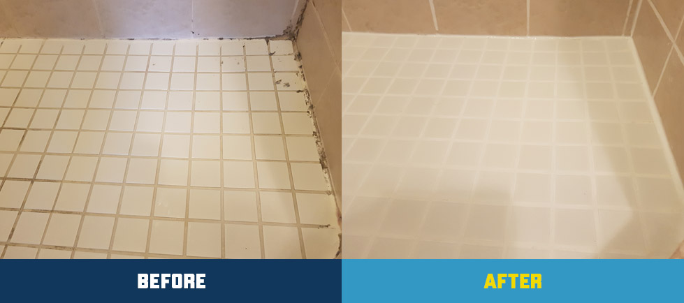 This Tile Floor in Hamilton Looks Amazing Thanks to Our Grout Cleaning  Services